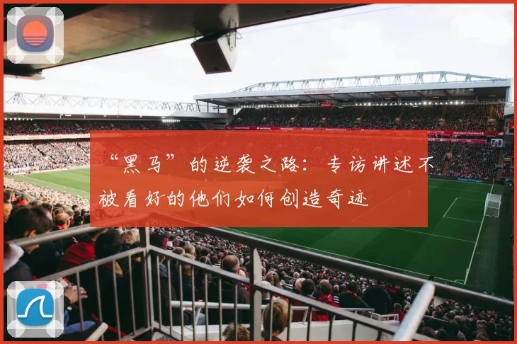 “黑马”的逆袭之路:专访讲述不被看好的他们如何创造奇迹
